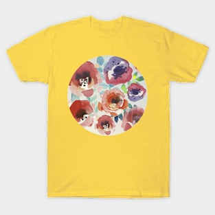 Painted Circle Flower T-Shirt